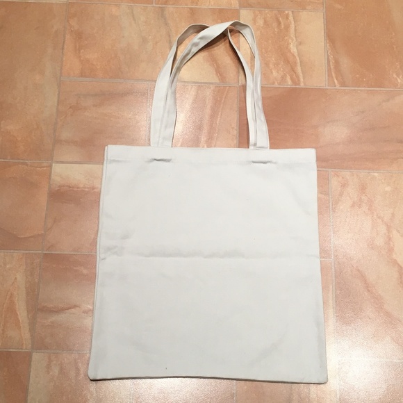 NWOT Forever 21 Laugh Kiss Love Dance Graphic Basic Canvas Bag - Picture 3 of 3